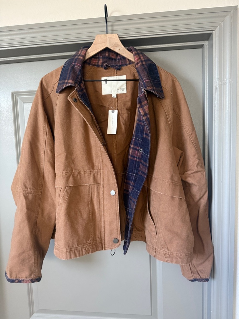 Pilcro The Lexie Cropped Workwear Jacket - Picture 2 of 7